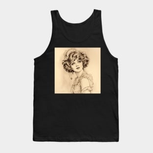 Clara bow drawing Tank Top